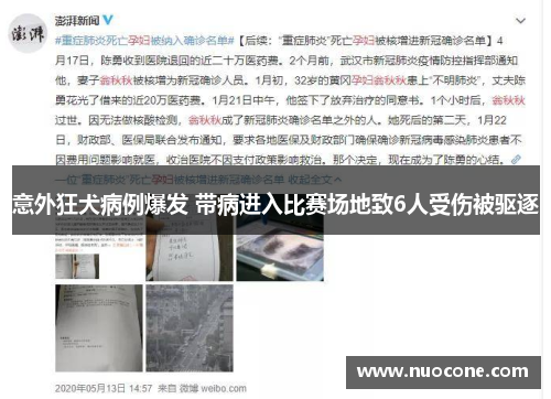 意外狂犬病例爆发 带病进入比赛场地致6人受伤被驱逐